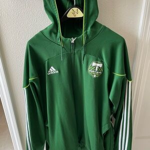 Adidas Green Portland Timbers Hoodie